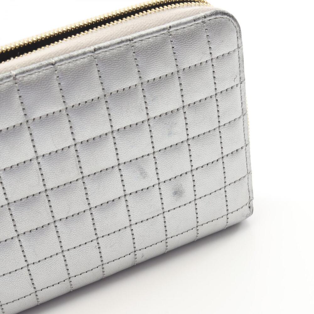 Celine Round Silver Wallet Charm Long Leather Zipped - Picture 9 of 12